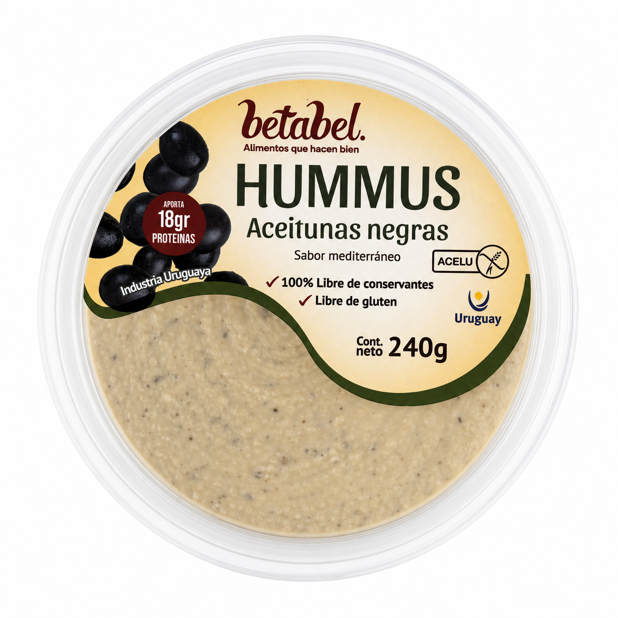 Hummus de Aceitunas negras 240 gr